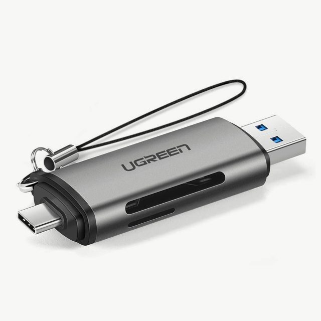 UGREEN 2-in-1 USB-C OTG Card Reader