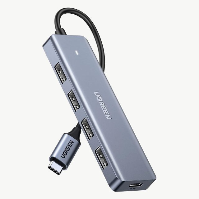 UGREEN USB-C Hub Slim Type C to 4 Port USB 3.0 Adapter