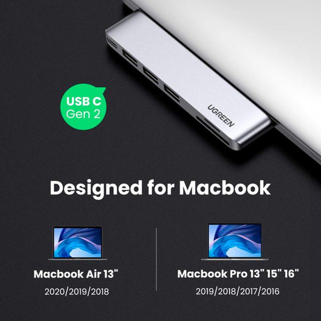 UGREEN 6-in-2 USB-C Hub