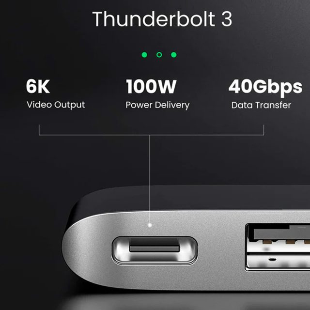 UGREEN 6-in-2 USB-C Hub